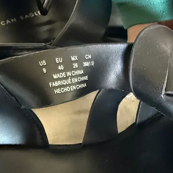 American Eagle Outfitters Black Sandals - Picture 3 of 4